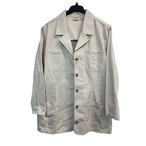 Crossroads Women's Casual Jacket, Size 18 Beige Lightweight Cotton Twill Pockets